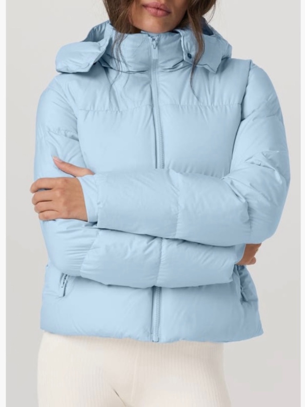 Vuori Alta 650 Fill Power Down Jacket Crystal Blue SZ XL